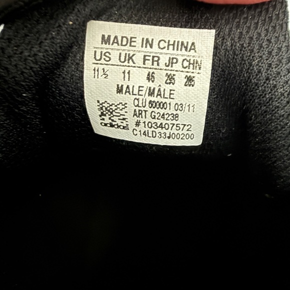 Adidas Destroy MD Mid G24238 Football Turf Cleats - Men’s 11.5 - Black/White - Picture 10 of 10